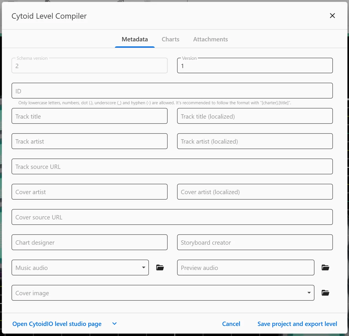 Cylheim's Cytoid Level Compiler